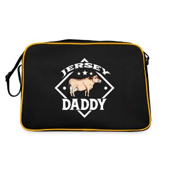 Jersey Daddy - Jersey Beef - Retro Bag - black/gold - Back