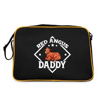 Red Angus Daddy - Bœuf Red Angus - Sac Retro - noir/or - Dos