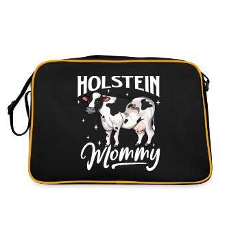 Holstein Mommy - Boeuf Holstein - Sac Retro - noir/or - Dos