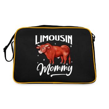 Maman Limousine - Boeuf Limousin - Sac Retro - noir/or - Dos