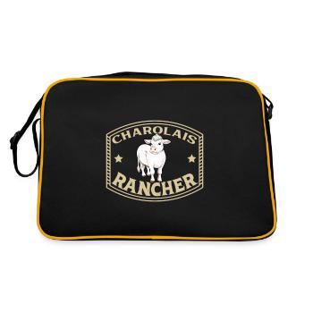 Bœuf Charolaise - Charolais Rancher - Sac Retro - noir/or - Dos