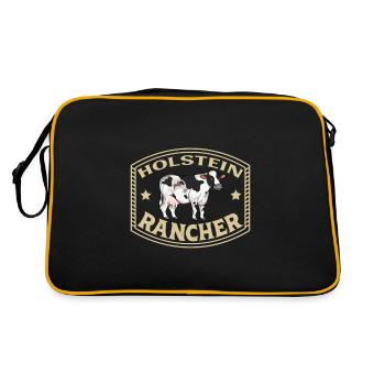 Boeuf Holstein-Frison - Holstein Rancher - Sac Retro - noir/or - Dos