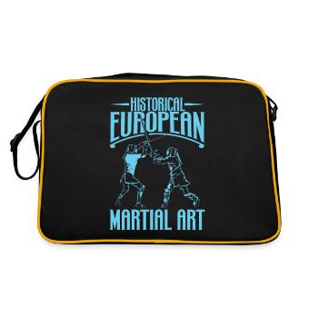 Combat à l’épée - HEMA - Sac Retro - noir/or - Dos