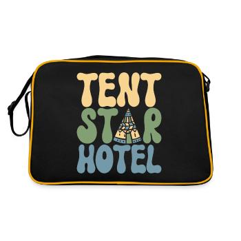Glamping Glamper - Retro Tasche - Schwarz/Gold - Hinten