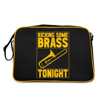 Posaune Trombone - Sac Retro - noir/or - Dos