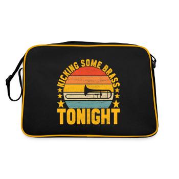 Posaune Trombone - Sac Retro - noir/or - Dos