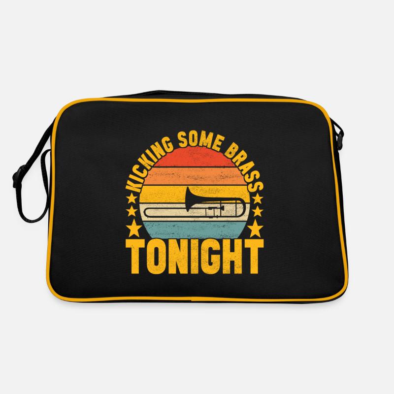 Posaune Trombone Retro Tasche