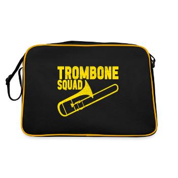 Posaune Trombone - Sac Retro - noir/or - Dos