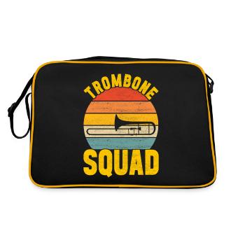 Posaune Trombone - Sac Retro - noir/or - Dos