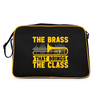 Posaune Trombone - Sac Retro - noir/or - Dos