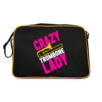Posaune Trombone - Sac Retro - noir/or - Dos