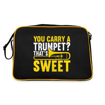 Posaune Trombone - Sac Retro - noir/or - Dos