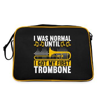 Posaune Trombone - Sac Retro - noir/or - Dos