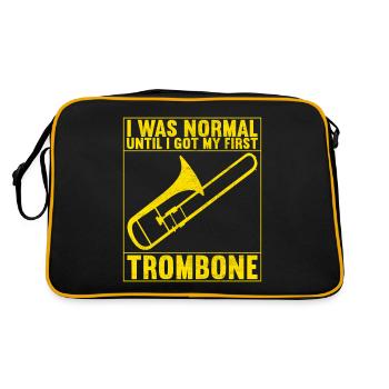 Posaune Trombone - Sac Retro - noir/or - Dos