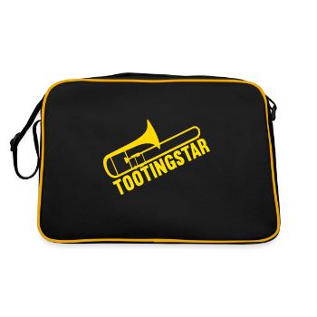 Posaune Trombone - Sac Retro - noir/or - Dos