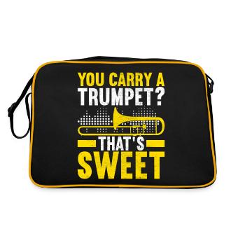 Posaune Trombone - Sac Retro - noir/or - Dos