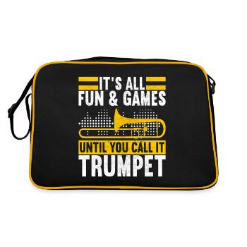 Posaune Trombone - Sac Retro - noir/or - Dos