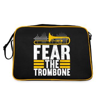 Posaune Trombone - Sac Retro - noir/or - Dos