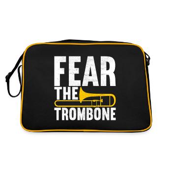 Posaune Trombone - Sac Retro - noir/or - Dos