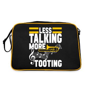Posaune Trombone - Sac Retro - noir/or - Dos