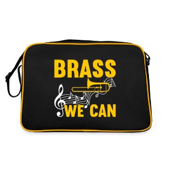 Posaune Trombone - Sac Retro - noir/or - Dos