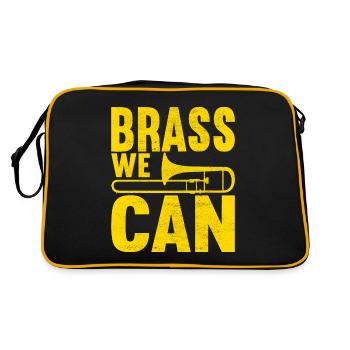 Posaune Trombone - Sac Retro - noir/or - Dos