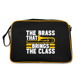 Posaune Trombone - Sac Retro - noir/or - Dos