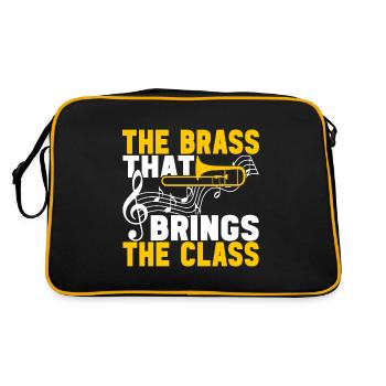 Posaune Trombone - Sac Retro - noir/or - Dos