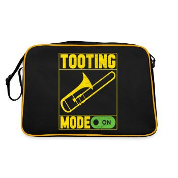 Posaune Trombone - Sac Retro - noir/or - Dos
