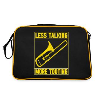 Posaune Trombone - Sac Retro - noir/or - Dos