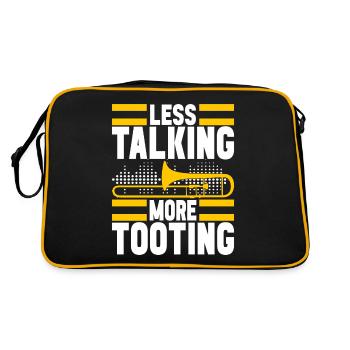 Posaune Trombone - Sac Retro - noir/or - Dos