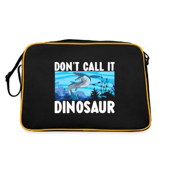 Dinosaure mosasaure - Sac Retro - noir/or - Dos
