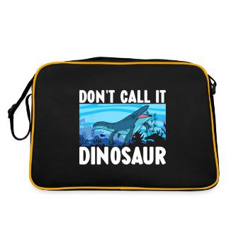 Dinosaure mosasaure - Sac Retro - noir/or - Dos