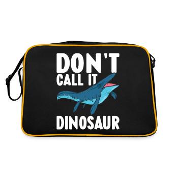 Dinosaure mosasaure - Sac Retro - noir/or - Dos