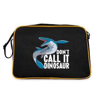 Dinosaure mosasaure - Sac Retro - noir/or - Dos