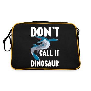 Dinosaure mosasaure - Sac Retro - noir/or - Dos