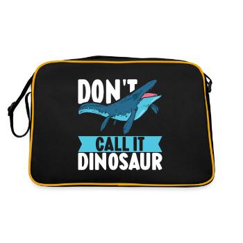 Dinosaure mosasaure - Sac Retro - noir/or - Dos