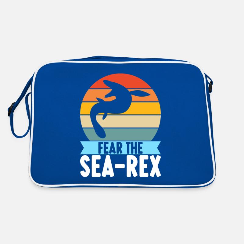 Mosasaurus Dinosaurier Retro Tasche