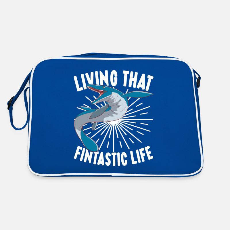 Mosasaurus Dinosaurier Retro Tasche