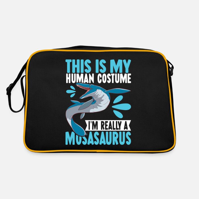 Mosasaurus Dinosaurier Retro Tasche