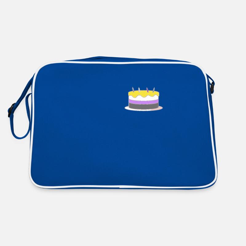 Non Binary Pride Genderqueer Retro Tasche