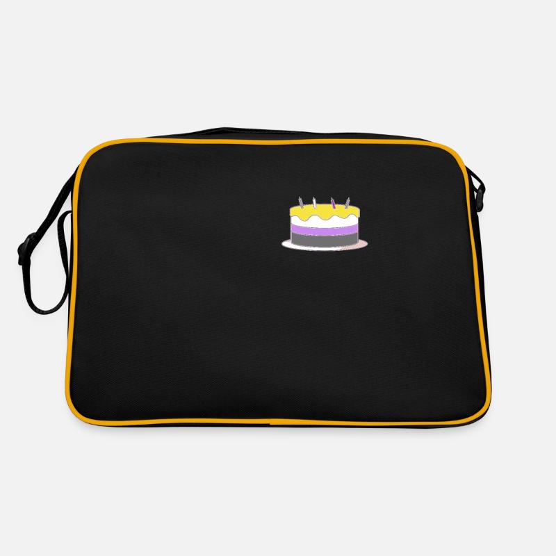 Non Binary Pride Genderqueer Retro Tasche