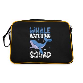Escouade d’observation des baleines - Walbeobachtung - Sac Retro - noir/or - Dos