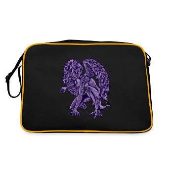 Harpy eagle - Retro Bag - black/gold - Back
