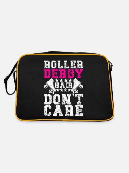 Roller derby - Retro Bag - black/gold - Back