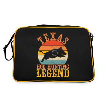 Hunters Wild Boar Hunting - Retro Bag - black/gold - Back