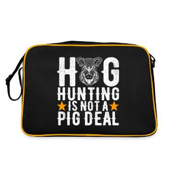 Hunters Wild Boar Hunting - Retro Bag - black/gold - Back