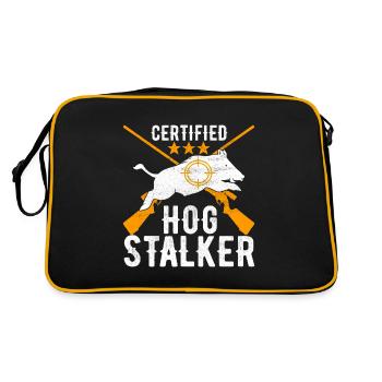 Chasseurs Chasse au sanglier - Sac Retro - noir/or - Dos