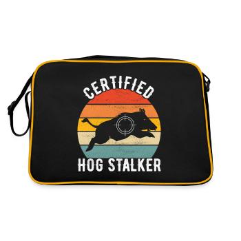 Chasseurs Chasse au sanglier - Sac Retro - noir/or - Dos