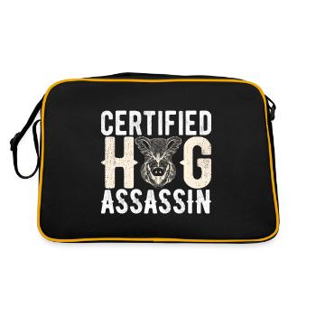Chasseurs Chasse au sanglier - Sac Retro - noir/or - Dos